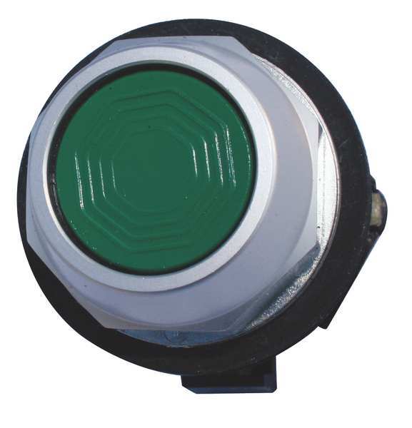Eaton Non-Illuminated Push Button, 30 mm, 2NO/2NC, Green HT8AAGF1Q1