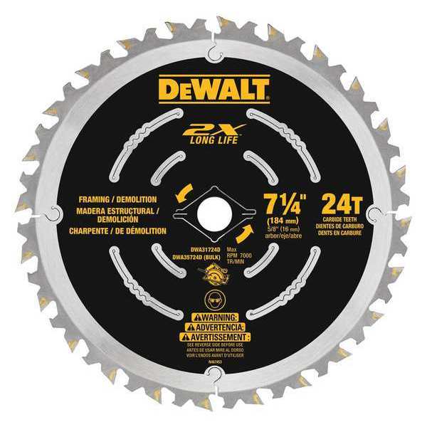 Dewalt 7-1/4 in. Demolition Blade DWA35724DB10