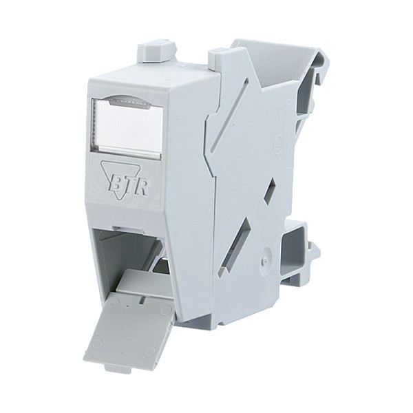 Metz Connect Rail-Mount Housing, Light Gray, 1.772" H 1309426103-E