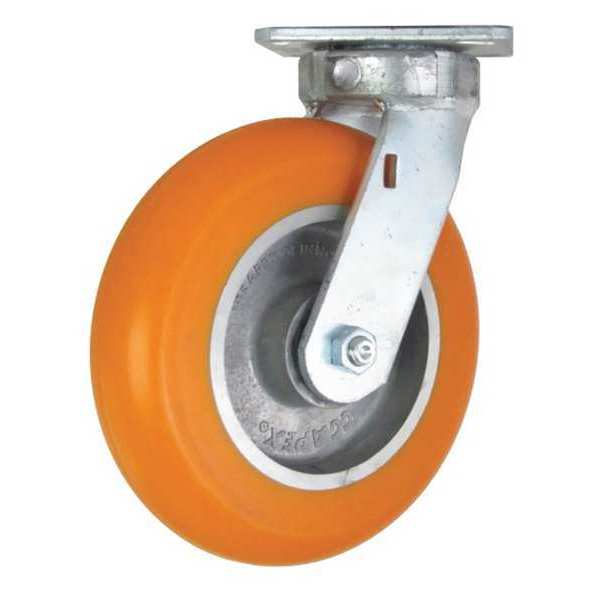 Cc Apex Swivel Plate Caster, Load Rating 1250, 8" CDP-Z-47