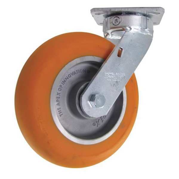 Cc Apex Swivel Plate Caster, Load Rating 1250, 8" CDP-Z-50
