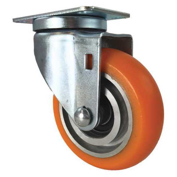 Cc Apex Swivel Plate Caster, Load 400, 4" CDP-Z-57