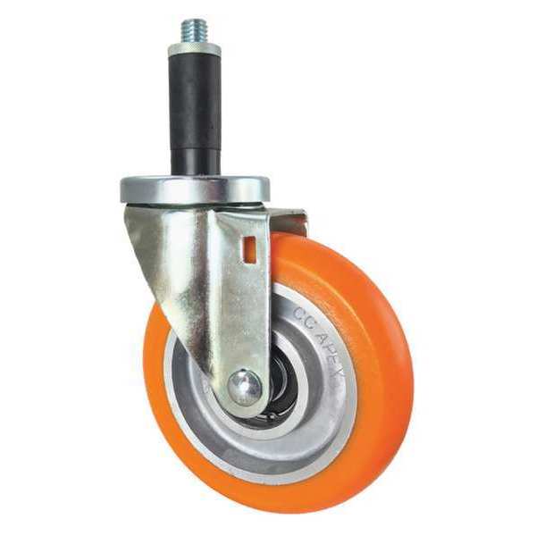 Cc Apex Swivel Stem Caster, Expanding Adapter, 5", Number of Wheels: 1 CDP-Z-125