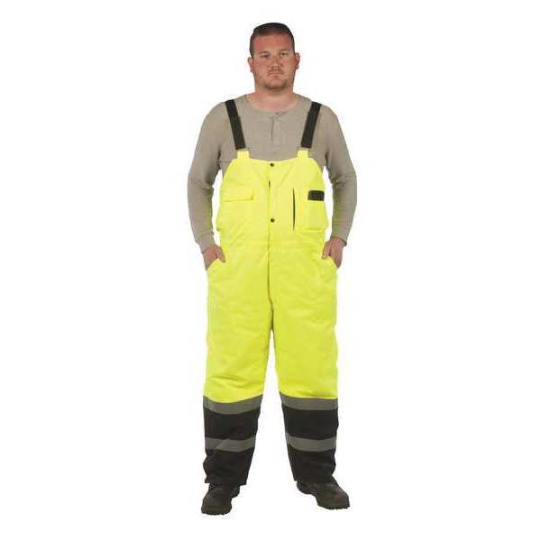 Utility Pro Lined Bib Overall, Hi Vis, 4XL UHV500X-4XL