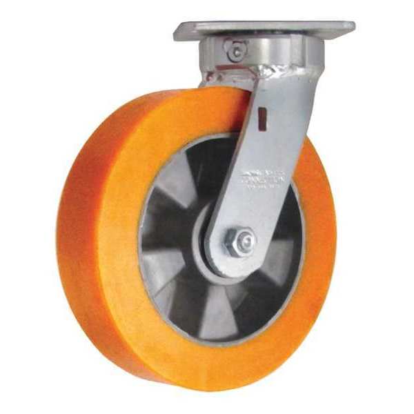 Cc Apex Swivel Plate Caster, Load Rating 1250, 8" CDP-Z-294