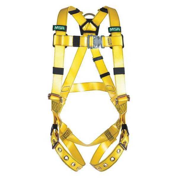 Msa Safety Full Body Harness, Vest Style, Universal 10155871