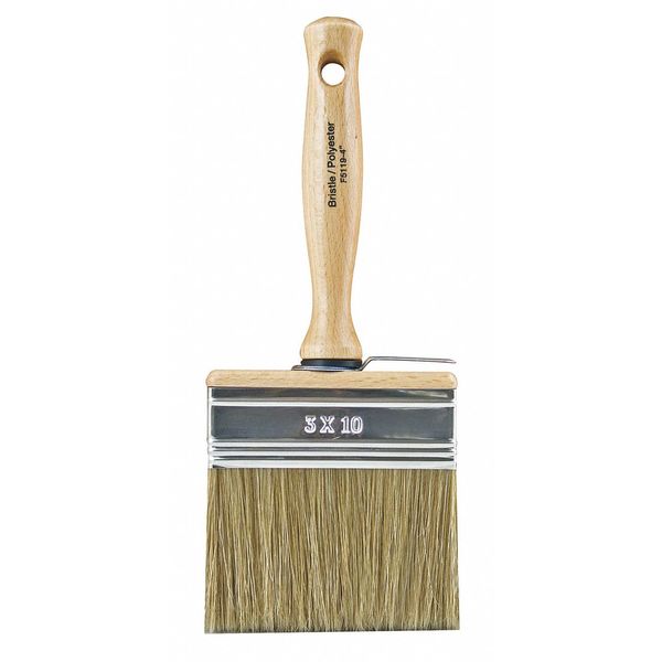 Wooster 5-1/2" Flat Sash Paint Brush, Polyester Bristle, Threaded Hardwood Handle F5119-5 1/2