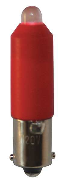 Eaton Miniature LED Bulb, 120 Volts, Red HT8LEDRF7