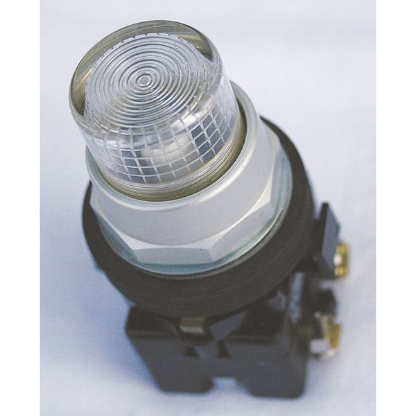 Eaton Pilot Light Lens, 30mm, Clear, Plastic HT8BC