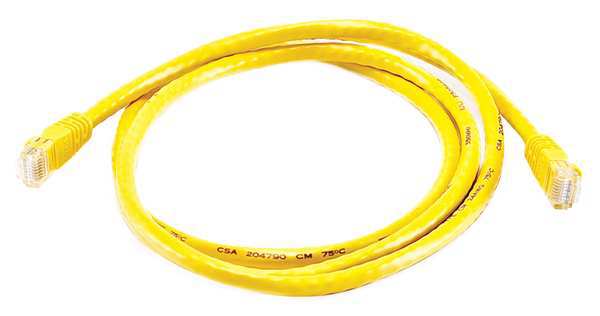 Monoprice Ethernet Cable, Cat 6, Yellow, 5 ft. 3434