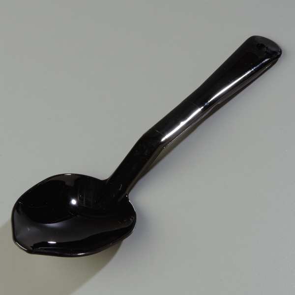 Carlisle Foodservice Solid Serving Spoon, Black, 11 In, PK12 441003