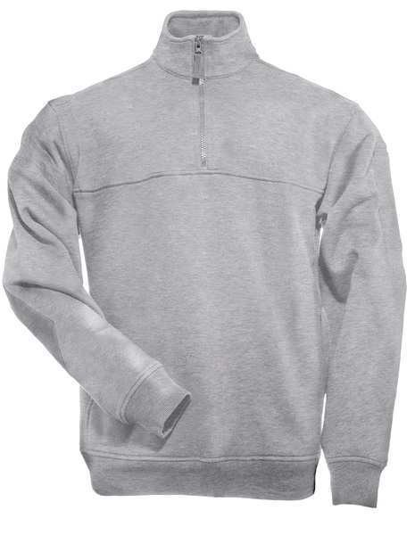 5.11 Job Shirt 1/4 Zip, Heather Grey, 3XL 72314