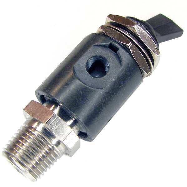 Pneumadyne Toggle Valve, NC, 1/8 In, NPT, 2.16 In L F0-30-1