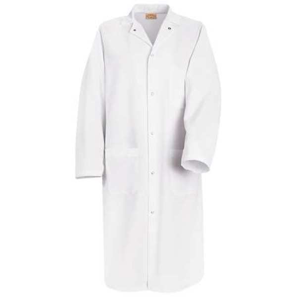 Red Kap Unisex White Polyester Coat size 4XL KS64WH RG 4XL