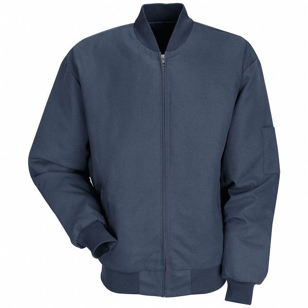 Red Kap Men's Blue Polyester/Cotton Jacket size XLT JT38NV LN XL