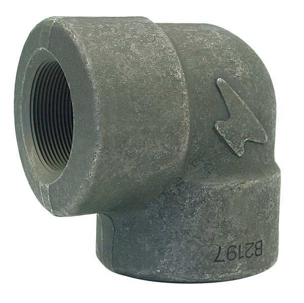 Anvil 1/2" Female NPT x Female NPT Forged Steel 90 Degree Elbow Class 6000 0361200801