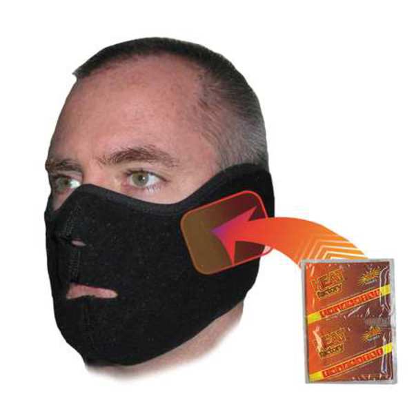 Heat Factory Heated Face Mask, Black, Universal 1781