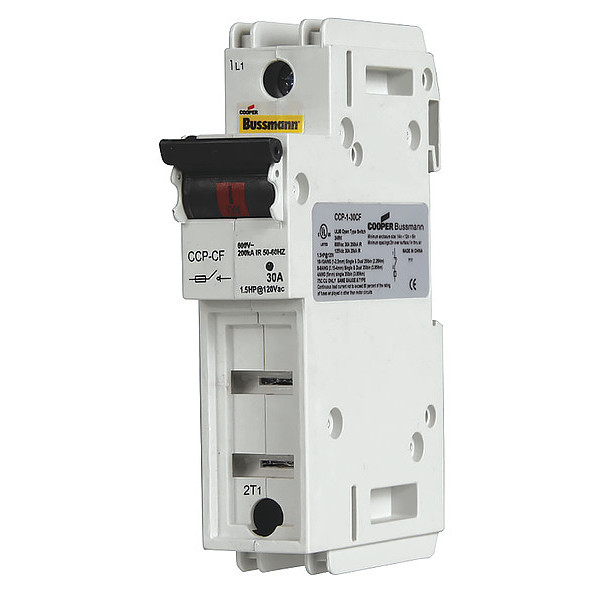 Eaton Bussmann Disconnect Switches, 60A Amp Range, 347V AC/125V DC Volt Rating, 1 Poles, Box Lug CCP2-1-60CF