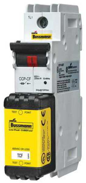 Eaton Bussmann Disconnect Switches, 100A Amp Range, 347V AC/125V DC Volt Rating, 1 Poles, Box Lug CCP2-1-100CF