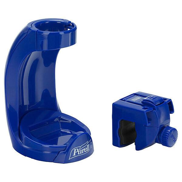 Purell Portable Bracket Mount, Holds 350mL-535mL Bottle, Blue, PK6 5704-06-BLU