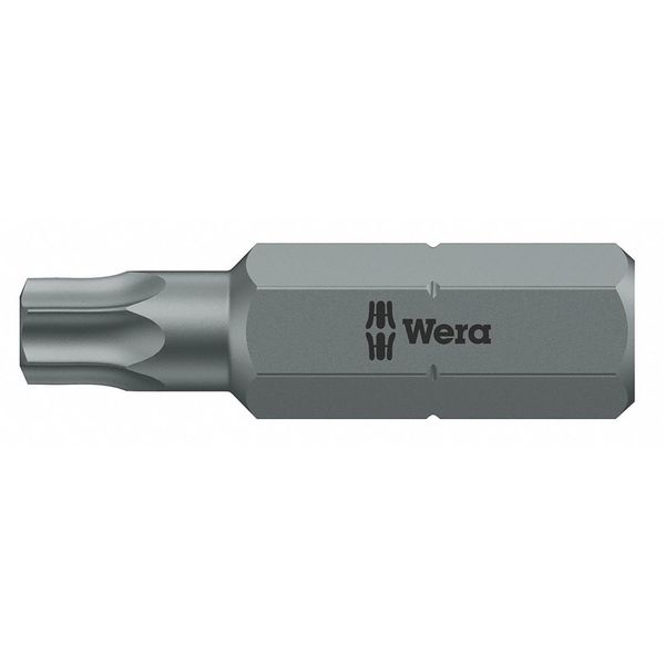 Wera Torx Bit, 25x25mm, 1/4" Hexagon Drive, PK10 05066488001