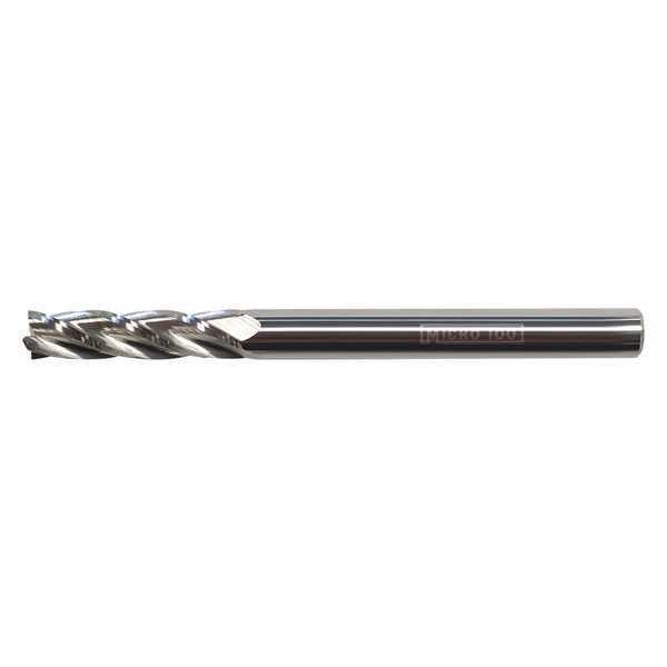 Micro 100 Carb End Mill, 3/32 In, 4FL, CC, AlTiN Coat GEM-093-4X