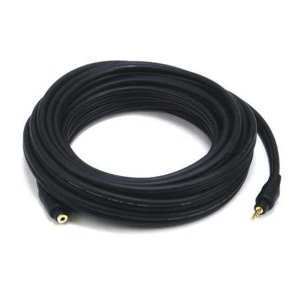 Monoprice A/V Cable, 3.5mm M/F Ext Cble, Blk, 20ft 5590