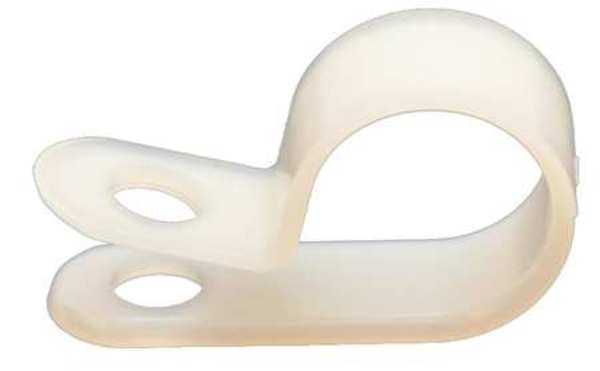 Dolphin Components Cable Clamp, 5/8 In, White, PK100 DC-5/8N