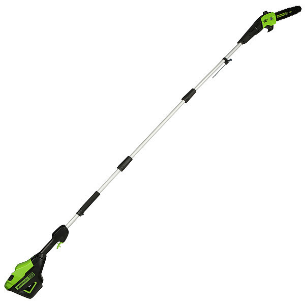Greenworks Pro Cordless Pole Saw, Bar Length 10", 2.0 Ah 1405802