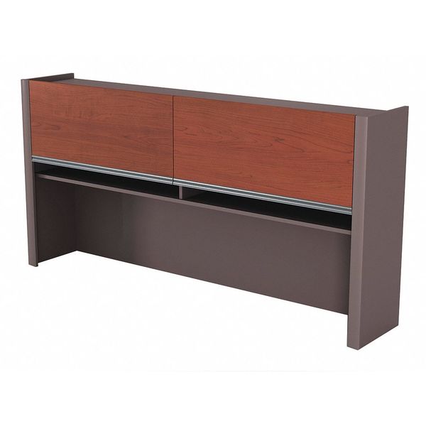 Connexion Credenza, 13.4" D, 70.6" W, 35-1/2" H, Bordeaux/Slate 93510-1139