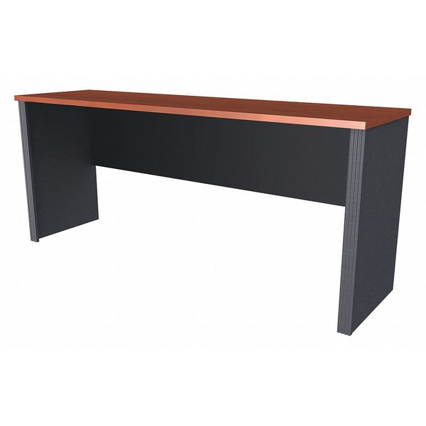 Prestige Credenza, 23.4" D, 71.1" W, 30.4" H, Bordeaux/Graphite, Melamine 99612-1139