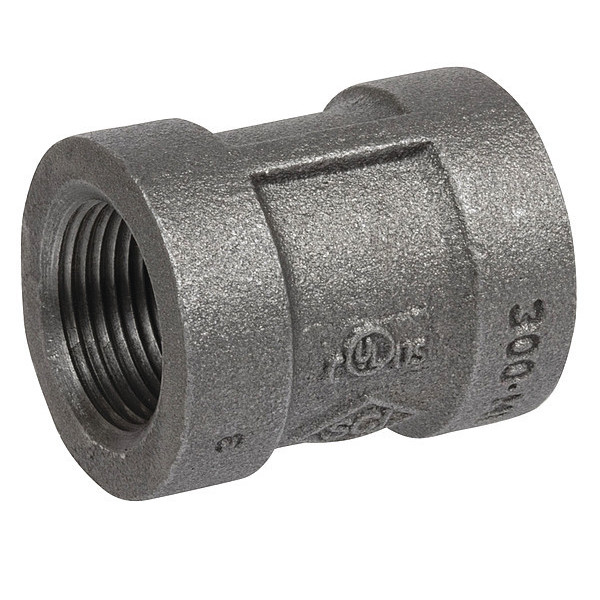 Zoro Select FNPT, Malleable Iron Coupling, Class 300 4316000360