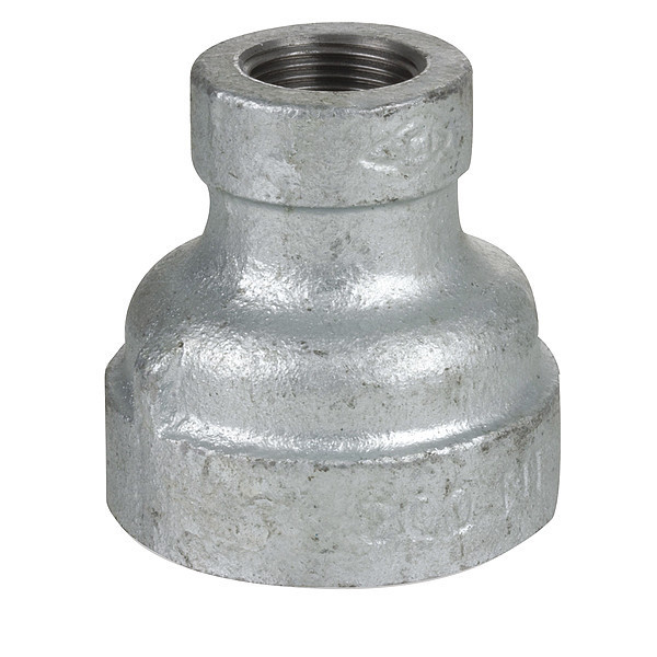 Zoro Select Reducing Coupling, 2"x1-1/4", 300 gal. 4316011432