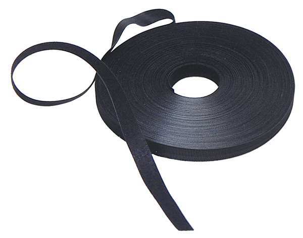 Velcro Brand Reclosable Fastener, No Adhesive, 37.5 ft, 1/2 in Wd, Black .500QTK/12.5