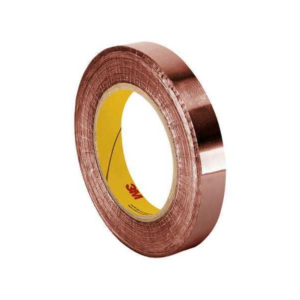 3M Shielding Foil Tape, 1 In. x 6 Yd., Copper 1181