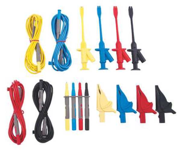 Extech CAT IV Test Lead Kit, Power Qlty Analyzer PQ1000