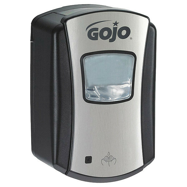 Gojo LTX-7 700mL Foam Soap Dispenser, Touch-Free, Chrome/Black 1388-04