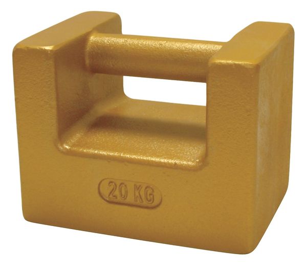 Rice Lake Weighing Systems Calibration Weight, 20kg, Painted 12771