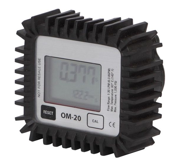 Westward Digital Oil Meter, 0.30 to 8 GPM 15F217