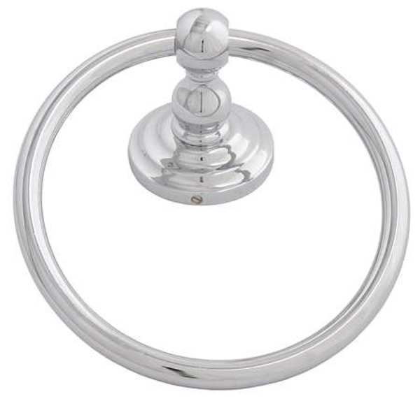 Zoro Select Towel Ring, Chrome, Brentwood, 6-5/8 In 04-6204