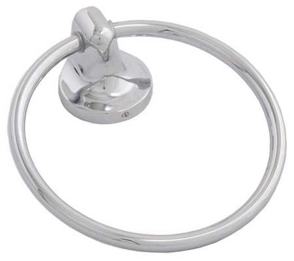 Zoro Select Towel Ring, Polished Chrome, Infinity, 6 In 04-8404
