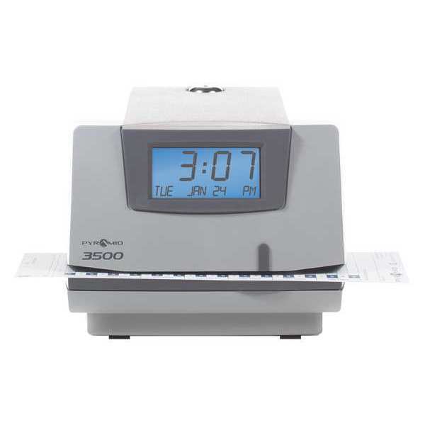 Pyramid Time Clock and Document Stamp, Digital,  3500