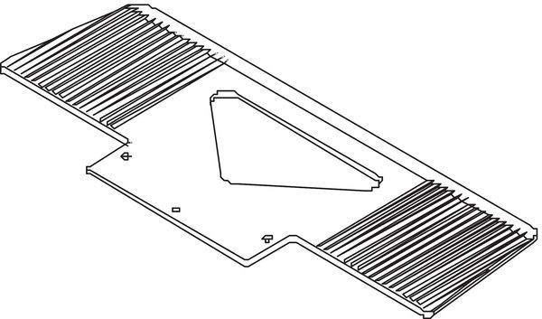 Wesco Hand Truck Noseplate, 7 In. L 274170