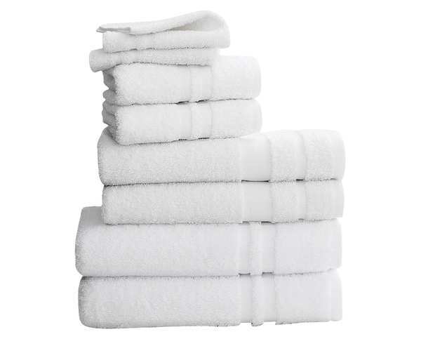 Martex Bath Towel, 24 x 54 In, White, PK12 7135384