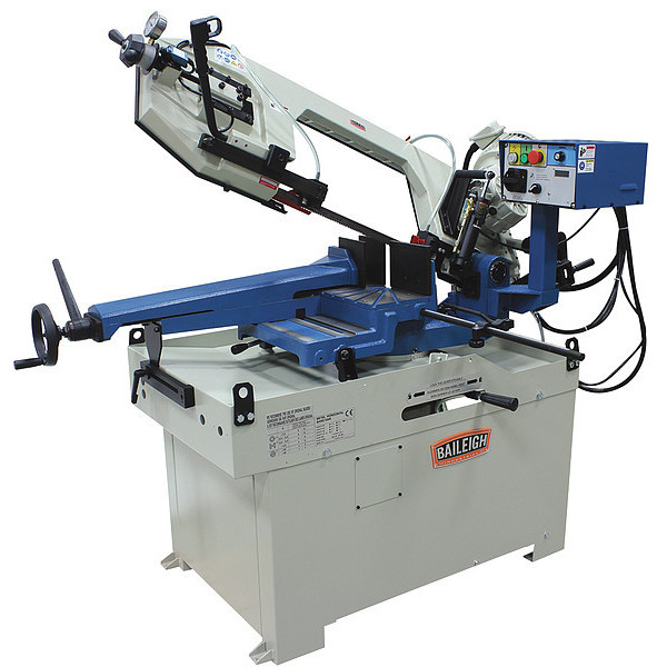 Baileigh Industrial Band Saw, 13-3/4" x 8-5/8" Rectangle, 10-5/8" Round, 10.25 in Square, 220V AC V, 2 hp HP BS-350M