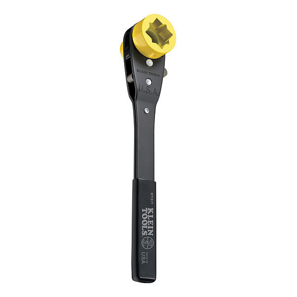 Klein Tools 4-in-1 Lineman's Ratcheting Wrench KT151T | Zoro