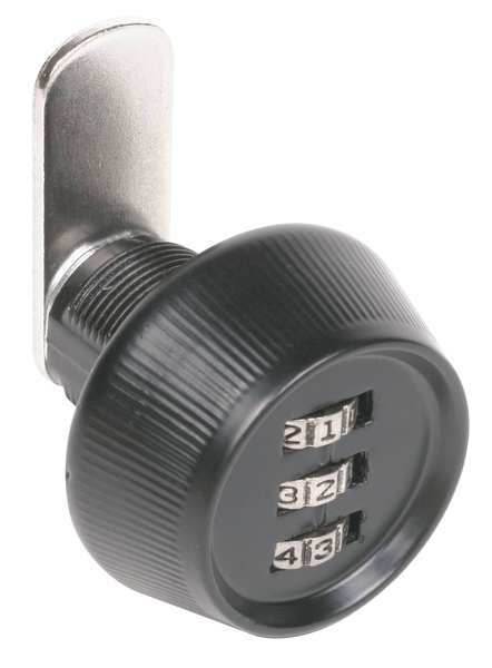Ccl Keyless Combination Cam Locks, Straight For Material Thickness 3/8 in 39021