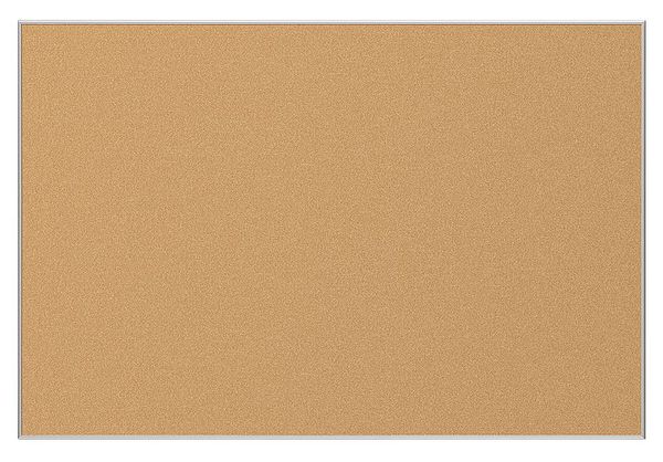 Mooreco Bulletin Board, Cork, Natural, 4X4 E3019D