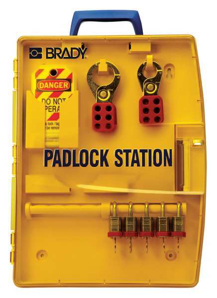 Brady Lockout Station, Filled, 15 Components 105929