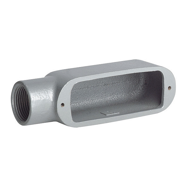 Killark Conduit Body, Aluminum, Type E, 1/2" OE-1